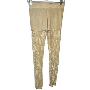 Body Central Footless‎ Lace Leggings